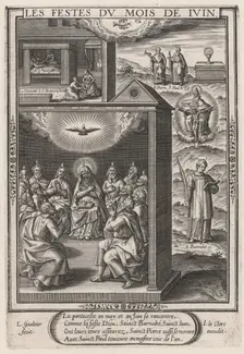 Les Festes du mois de Juin (June: The Pentecost), 1603. Creator: Leonard Gaultier