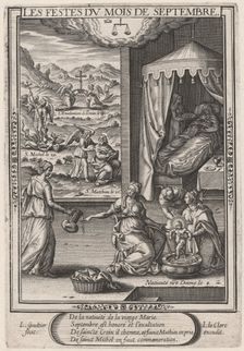 Les Festes du mois de Septembre (September: Birth of the Virgin), 1603. Creator: Leonard Gaultier