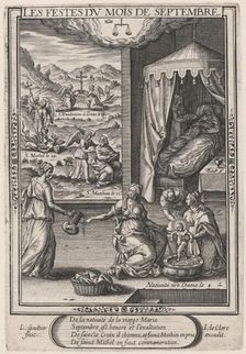 Les Festes du mois de Septembre (September: Birth of the Virgin), 1603. Creator: Leonard Gaultier