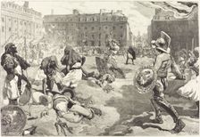 Les Fêtes de Rennes. La grande Cavalcade Romaine, 1883/1890. Creator: Daniel Urrabieta Vierge