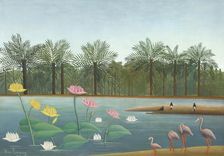 Les Flamants (The Flamingoes), 1907. Creator: Rousseau, Henri Julien Félix (1844-1910)
