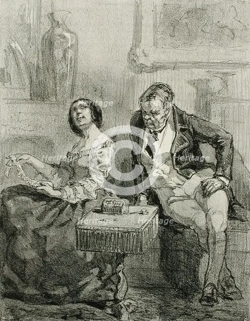 Les Framboisy, 1856. Creator: Félicien Rops.