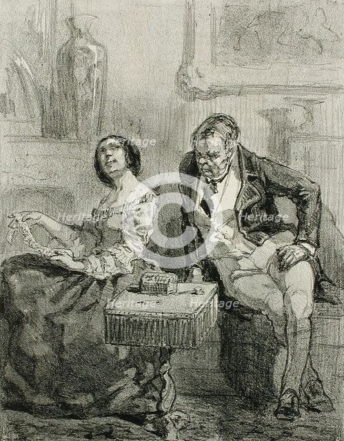 Les Framboisy, 1856. Creator: Félicien Rops.