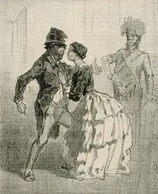 Les Framboisy, 1856. Creator: Félicien Rops