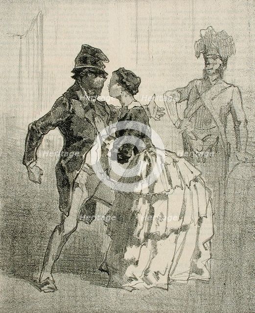 Les Framboisy, 1856. Creator: Félicien Rops.