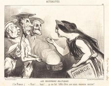Les Fricoteurs politiques, 1850. Creator: Honore Daumier