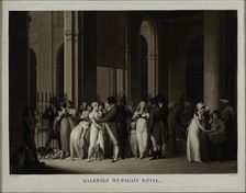 Les Galeries du Palais Royal, 1809. Creator: Boilly, Louis-Léopold (1761-1845)