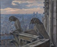 Les gargouille, Third Quarter of 19th century. Creator: Moreau-Nélaton, Adolphe Étienne Auguste (1859-1927)