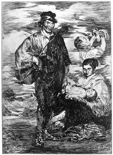 Les Gitanos (The Gypsies), c1850-1880 (1924). Artist: Edouard Manet