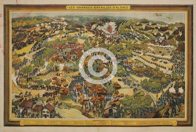 Les grandes batailles d'Alsace, c.1920. Creator: Auglay, Lucien (1880-1947).