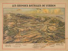 Les grandes batailles de Verdun, c.1920. Creator: Auglay, Lucien (1880-1947)