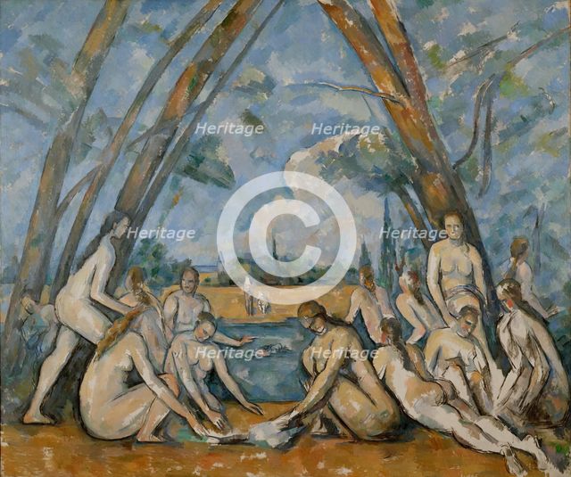 Les Grandes Baigneuses, 1906. Creator: Cézanne, Paul (1839-1906).