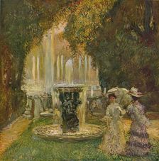 Les Grandes Eaux A Versailles (L'Allee D'Eau) c1908. Artist: Gaston la Touche