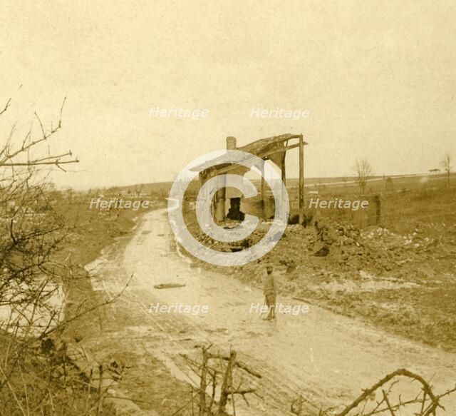 Les Hurlus, northern France, c1914-c1918. Artist: Unknown.