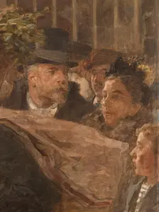 Les Halles, 1895. Creator: Leon-Augustin Lhermitte