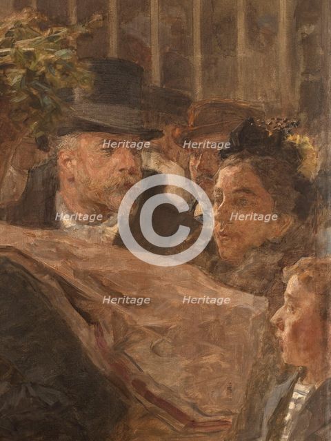 Les Halles, 1895. Creator: Leon-Augustin Lhermitte.