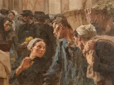 Les Halles, 1895. Creator: Leon-Augustin Lhermitte