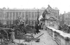 Les Heures Triomphales: La premiere fete, le 20 octobre 1918; les statues de Strasbourg..., 1918. Creator: Unknown