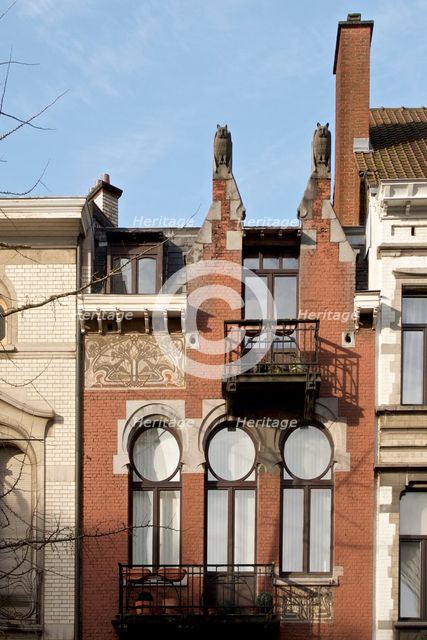 Les Hiboux, 55 Avenue Brugmann, Brussels, Belgium, (1900), c2014-c2017. Artist: Alan John Ainsworth.