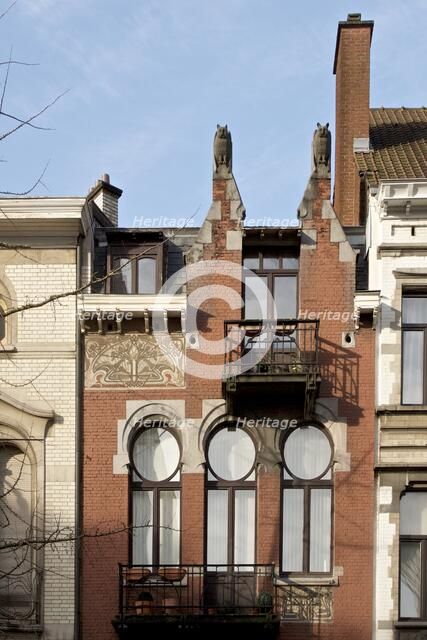 Les Hiboux, 55 Avenue Brugmann, Brussels, Belgium, (1900), c2014-c2017. Artist: Alan John Ainsworth.