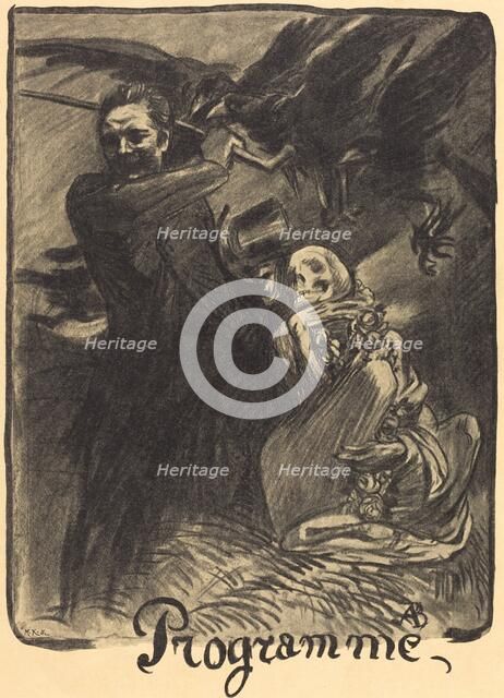 Les Honnêtes femmes; Conférence, Poésies inédites d'Henry Becque; La Parisienne, 1904. Creator: Unknown.