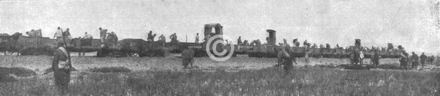 'Les hotes de la Tunisie; contingents Serbes et prisonniers allemands : Prisonniers..., 1916. Creator: Genet.