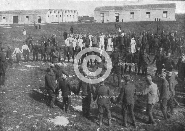 'Les hotes de la Tunisie; contingents Serbes et prisonniers allemands : les jeunes soldats..., 1916. Creator: Combarel.