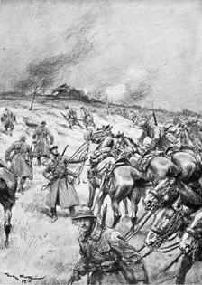 Les interventions de la cavalerie 1918. Creator: J Simont