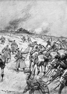 Les interventions de la cavalerie 1918. Creator: J Simont