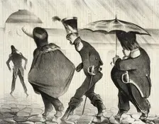Les Intrépides, 1834. Creator: Honore Daumier