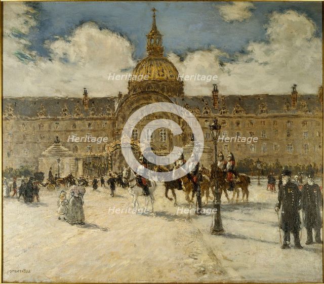 Les Invalides, c1896. Creator: Jean-François Raffaëlli.