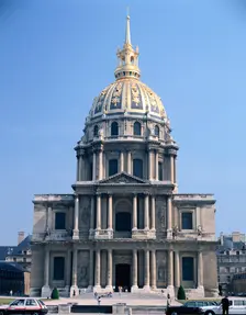 Les Invalides from the Pont Alexandre III, Paris, France. Creator: Peter Thompson