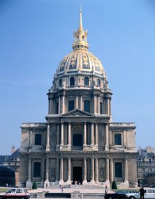 Les Invalides from the Pont Alexandre III, Paris, France. Creator: Peter Thompson