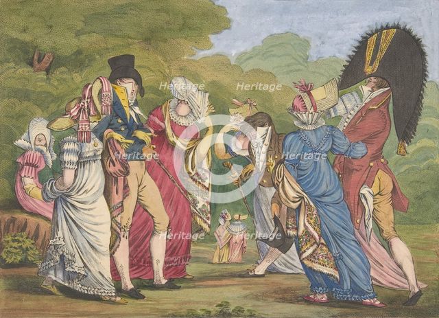 Les Invisibles (The Invisible Ones), 1810. Creator: William Brocas.