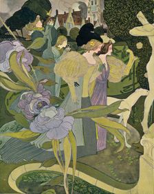 Les Jardins D'Armide, c1888-1898, (1898). Artist: Georges Joseph van Sluijters
