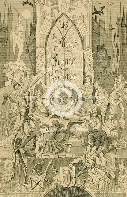 Les Jeunes France, 1866. Creator: Félicien Rops.