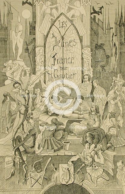 Les Jeunes France, 1866. Creator: Félicien Rops.