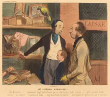 Les Journaux bienfaisans, 1842. Creator: Honore Daumier