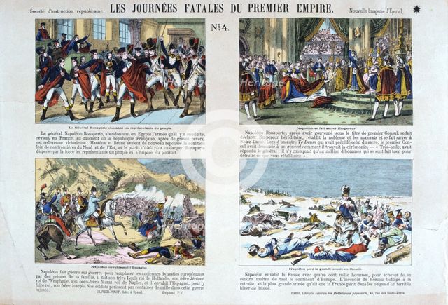 Les Journee Fatales du Premier Empire, Revolution of 1789, France. Artist: Unknown