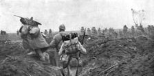 Les Journees glorieuses de la Somme; La progression du 12 septembre, a l'est de Clery..., 1916. Creator: Unknown