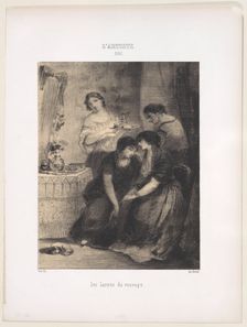 Les Larmes du veuvage, 1830-76., 1830-76. Creator: Narcisse Virgile Diaz de la Pena