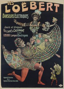 Les Loëbert, danseurs électriques, c1895-1900. Creator: Galice, Louis (1864-1935)