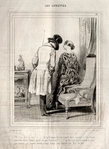 Les Lorettes, 1842. Creator: Paul Gavarni (French, 1804-1866)