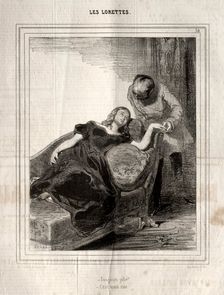 Les Lorettes, 1842. Creator: Paul Gavarni (French, 1804-1866)