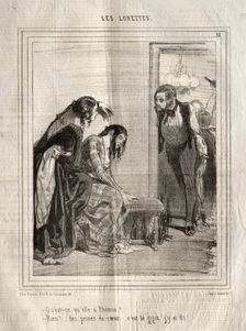 Les Lorettes, 1842. Creator: Paul Gavarni (French, 1804-1866)