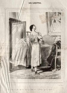 Les Lorettes, 1842. Creator: Paul Gavarni (French, 1804-1866)