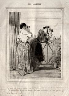 Les Lorettes, 1842. Creator: Paul Gavarni (French, 1804-1866)