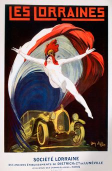 Les Lorraines poster for the Société Lorraine, 1925. Artist: Jean Villemot