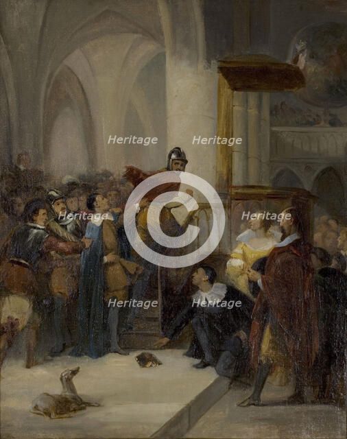 Les Puritains d'Écosse (Old Mortality), First half of the 19th cent.. Creator: Roqueplan, Camille (1803-1855).