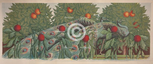 Les Paons, 1903. Creator: Müller, Alfredo (1869-1939).